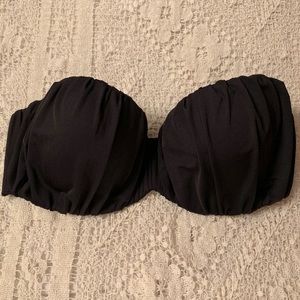 H&M strapless underwire swim top 36D
